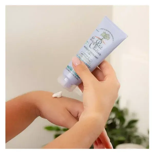 Máscara Esfoliante 2 em 1 Detox e Antipoluição Le Petit Olivier 75ml
