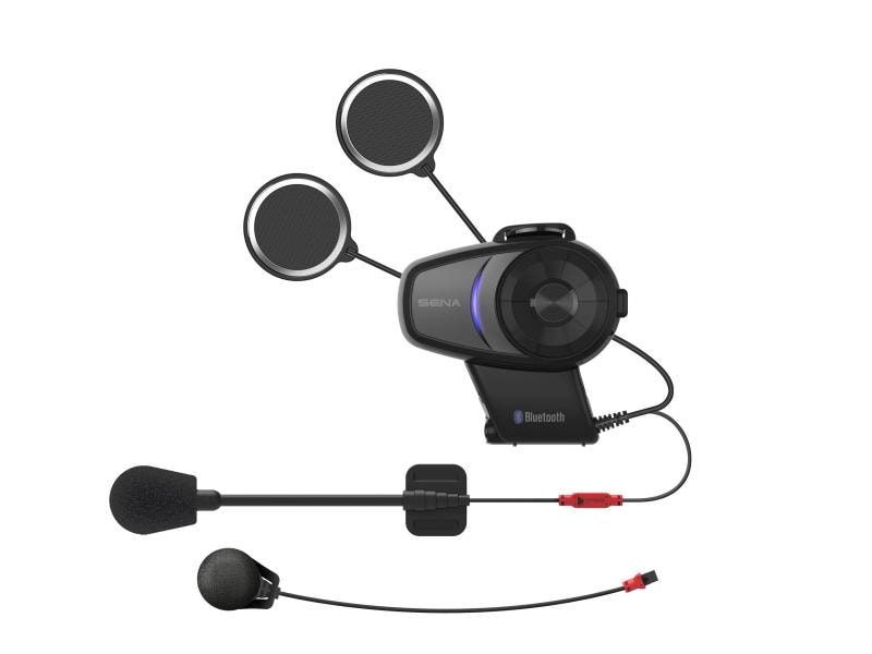 SENA Intercom Bluetooth 10S Single Set Bluetooth-Headset für Motorradfahrer