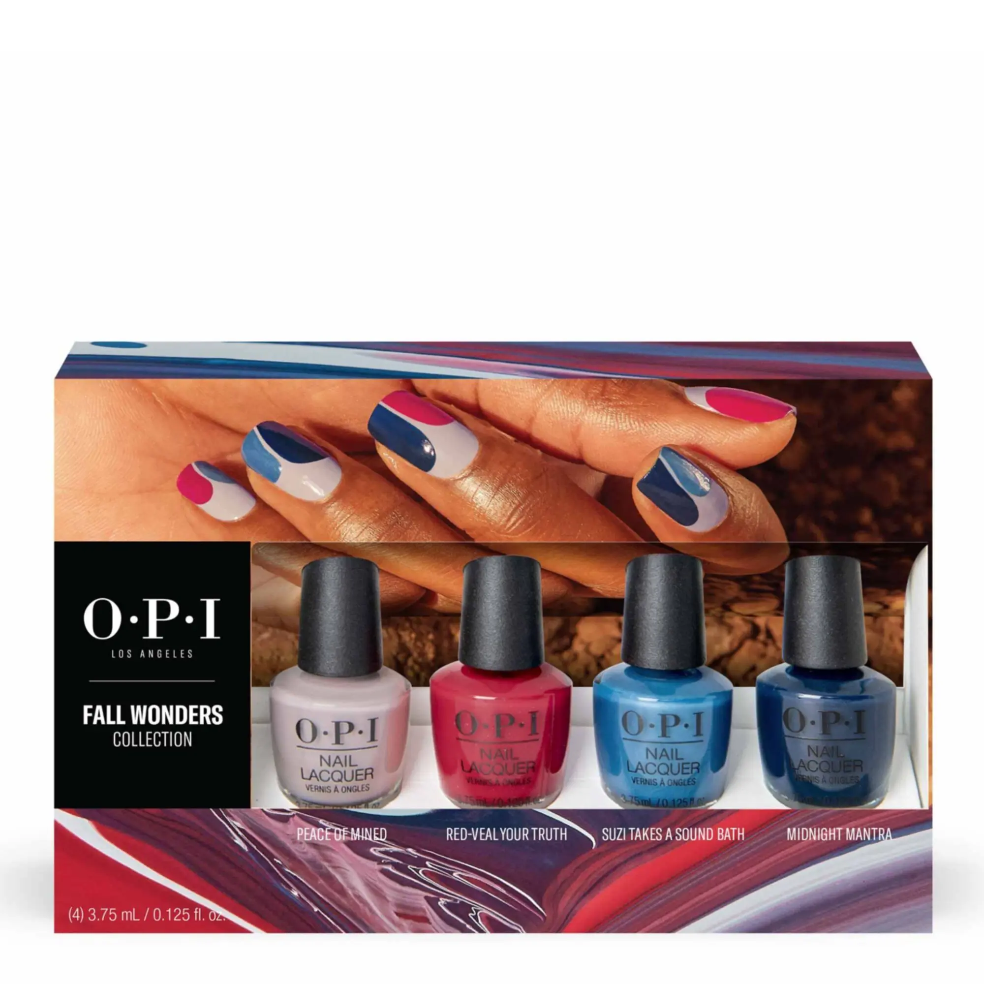 OPI - Fall Wonders Coffret de 4 Minis Vernis à Ongles 4 X 3,75ml - Coffret maquillage