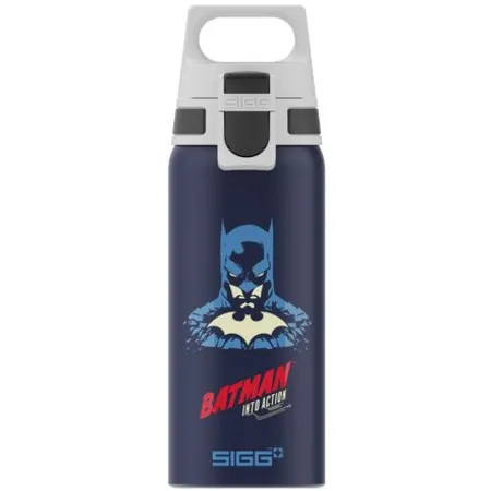 SIGG Aluminium Trinkflasche WMB ONE Batman into Action Blue 0.6 L