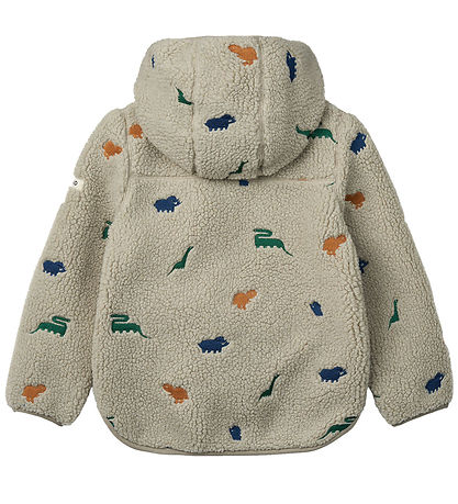 Liewood Fleecejacke - Mara - Dinosaur/Mist Stickerei