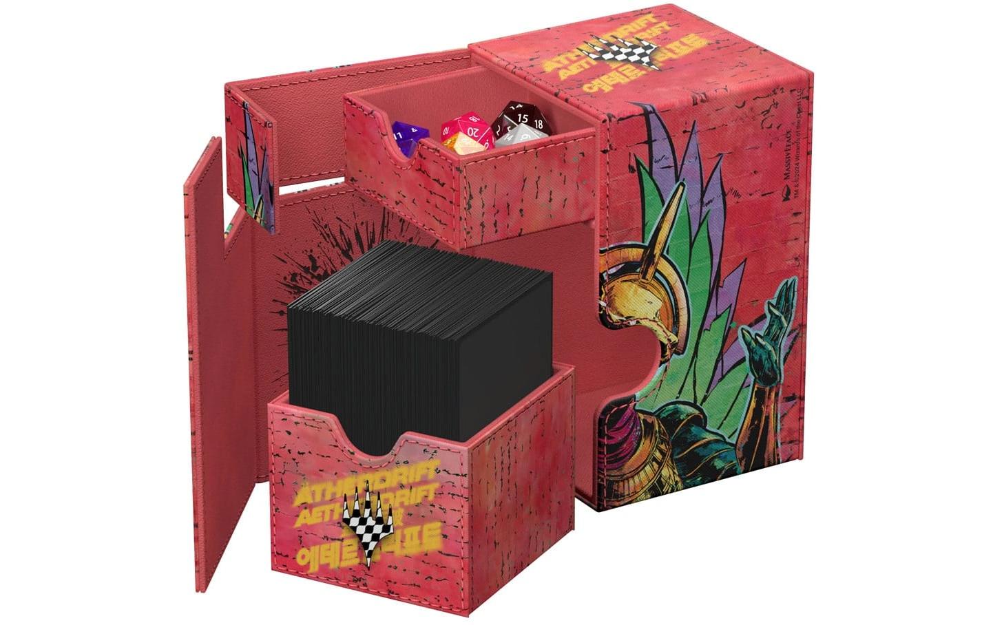Kartenbox Flip'n'Tray 100+ Aetherdrift HazoretHochwertige Box für Sammelkarten in Standardgrösse