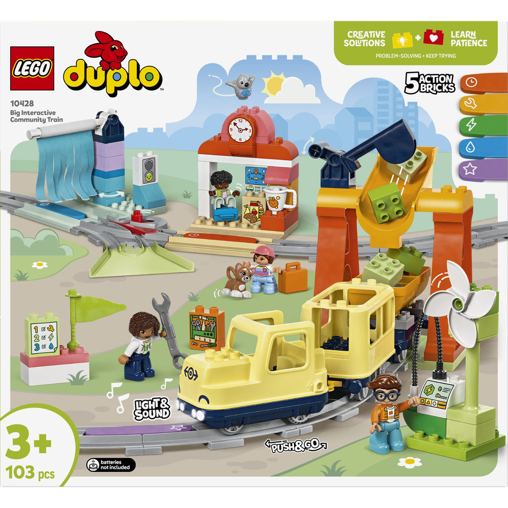 Køb LEGO® DUPLO Town - Stort Interaktivt Lokalbanetog 10428