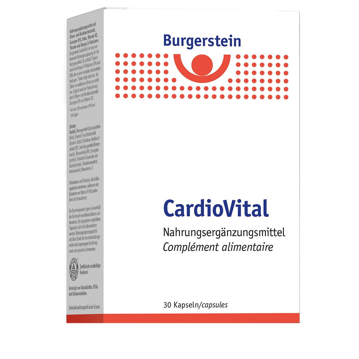 BURGERSTEIN CardioVital<br>30 Stück, Blister, Kapsel