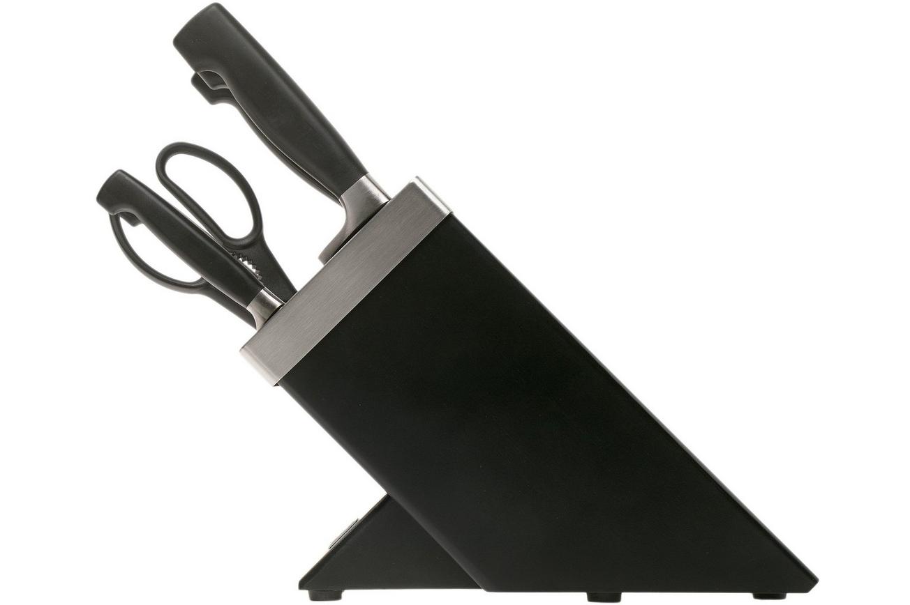 Zwilling J.A. Henckels Four Star SharpBlock 35145-007, 7-delig messenblok zwart essenhout