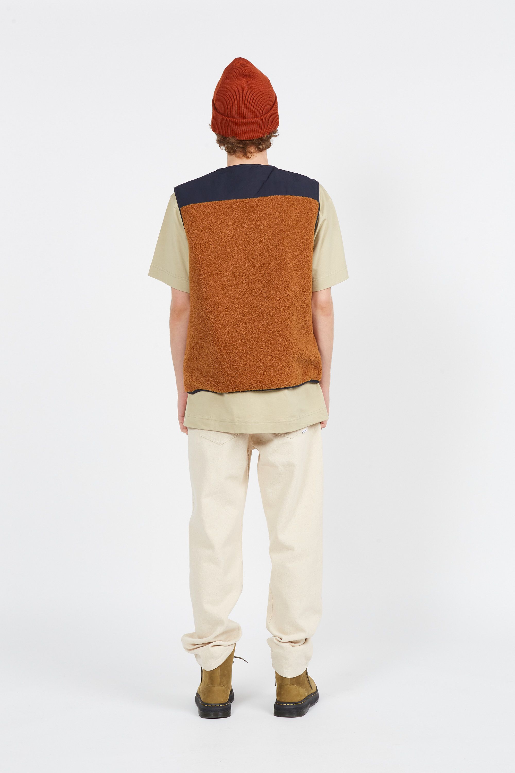 EDMMOND STUDIOS Veste  SHEARLING VST Marron