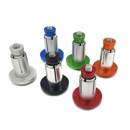 Embouts de guidon Brazoline PLATS ANODISEE Universel - Rouge