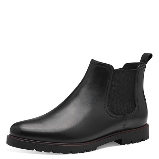 Tamaris Støvler, Black Leather, 38