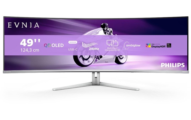 Philips Curved-Gaming-Monitor »49M2C8900/00« 123,71 cm/48,9 ″  5120 x 1440 px 0,03 Reaktionszeit 240 Hz