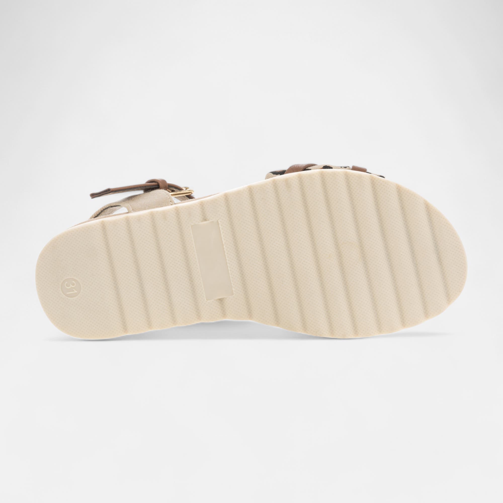 Nu-pieds Fille cognac