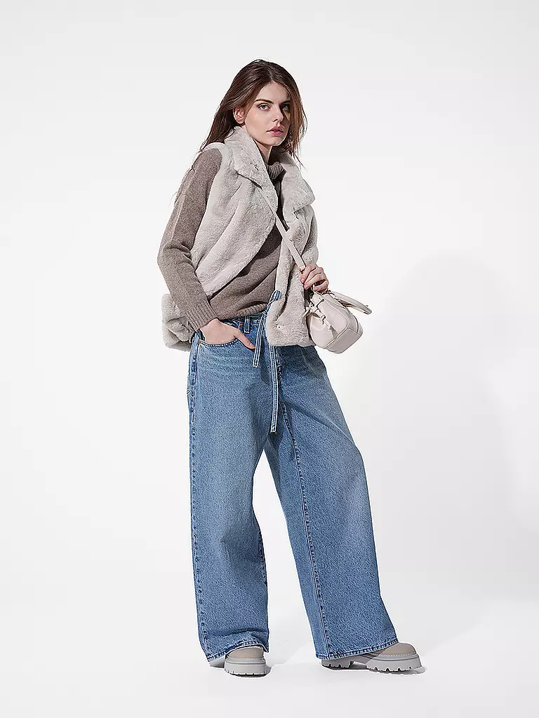 LEVI'S® Jeans Straight Fit XL THANKS FRIEND blau