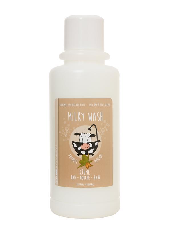 Evi Line Botermelk bad en douche amandel 6 x 2000ml
