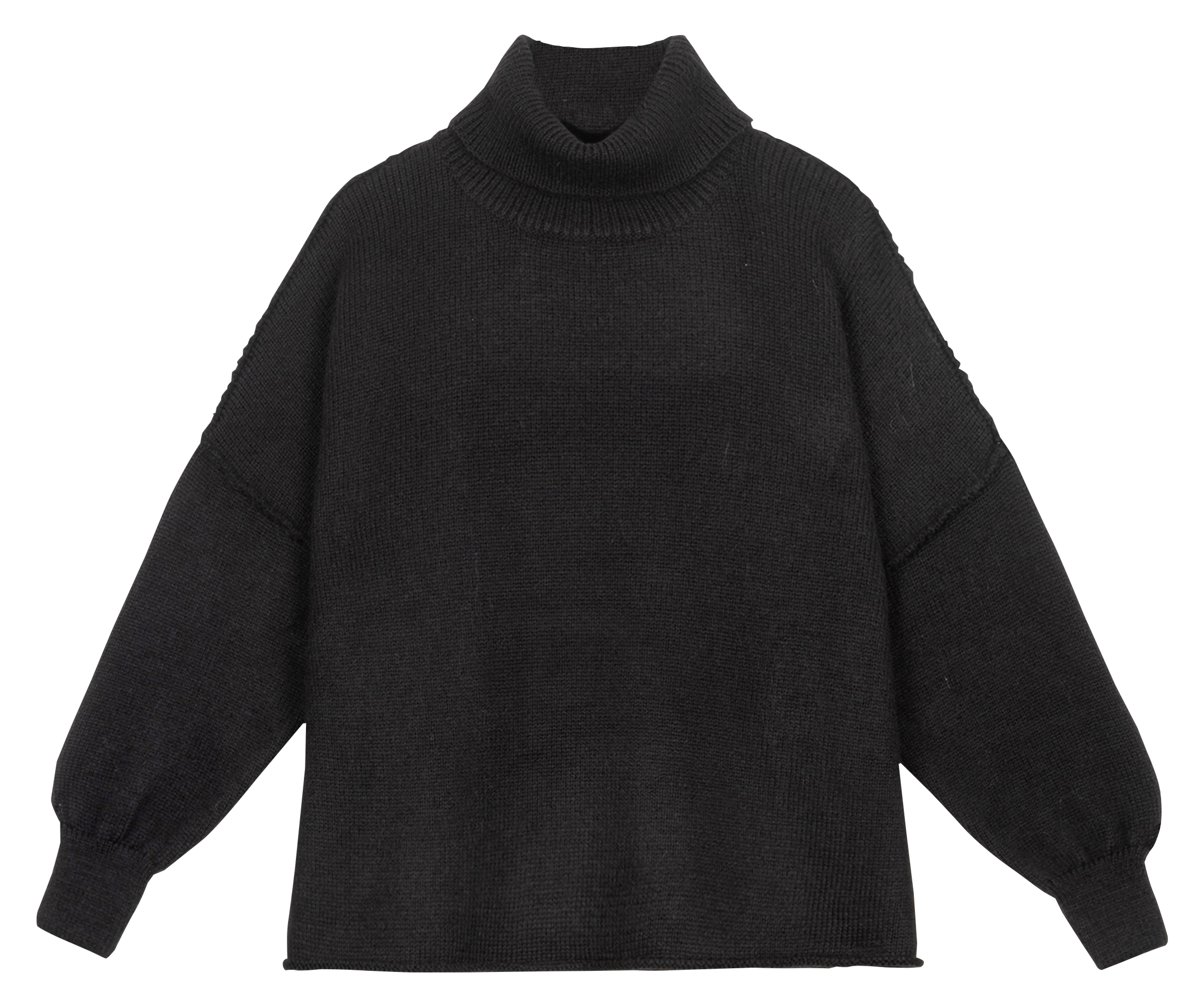 LEJOKARI - Pull col roulé | Noir