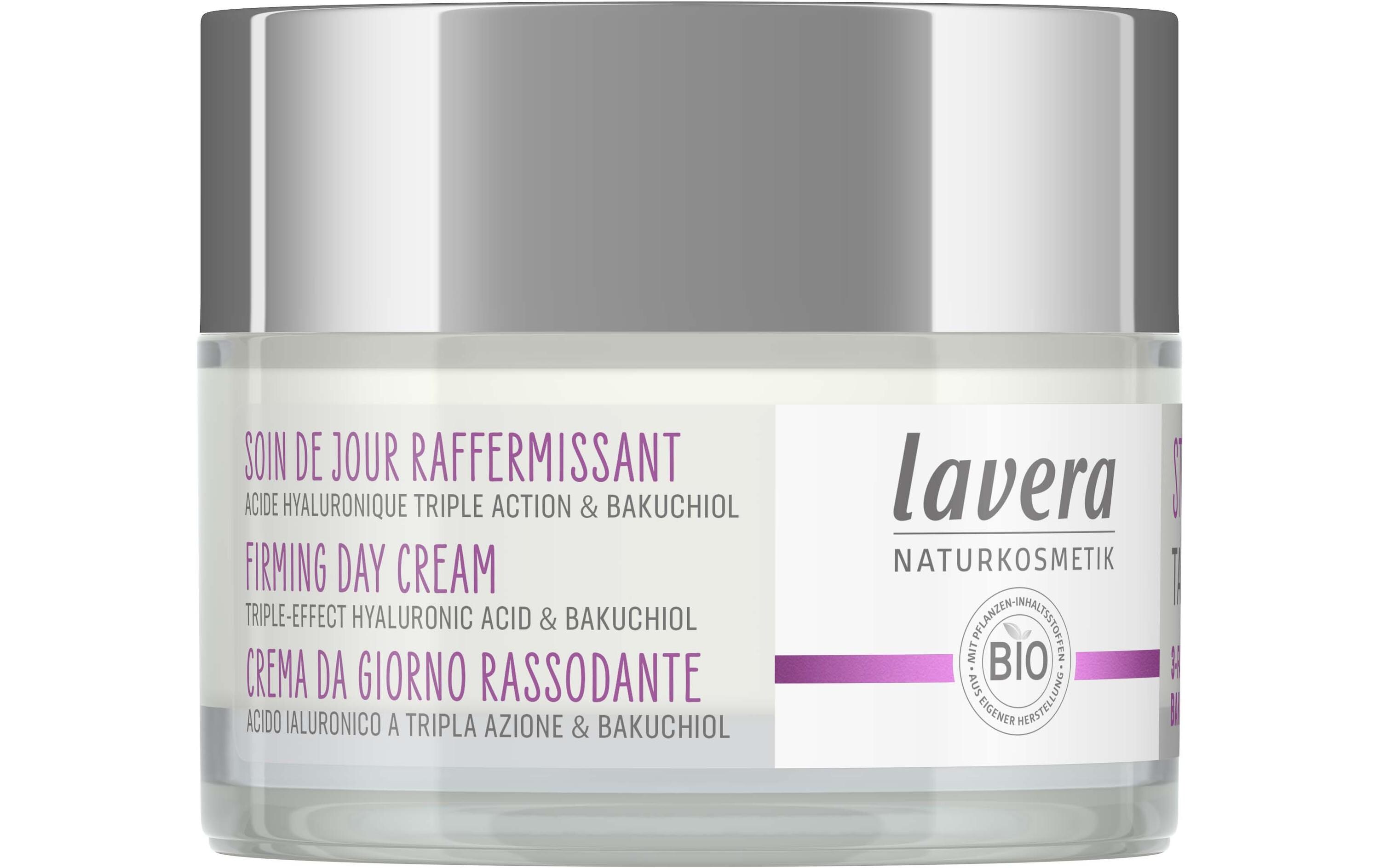 Tagescrème Straffende Tagespflege 50 ml1 StückNatürliche Gesichtspflege mit 3-fach Hyaluron und Bakuchiol für den Tag