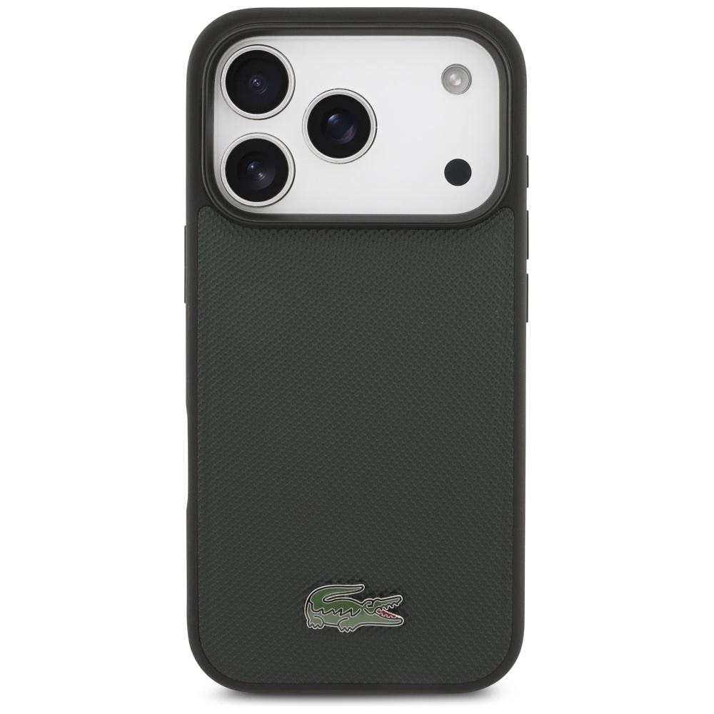 iPhone 17 Pro MagSafe Hardcase Hülle Petit Pique Lacquer (LCHMP17LPLAE) - Dunkelgrün