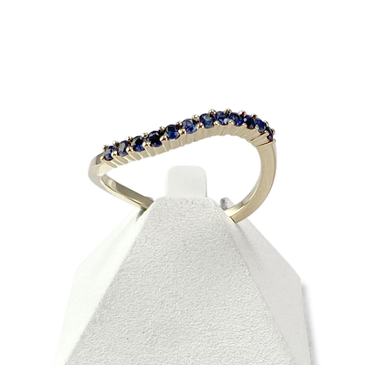 Bague d'occasion or 750 jaune saphirs