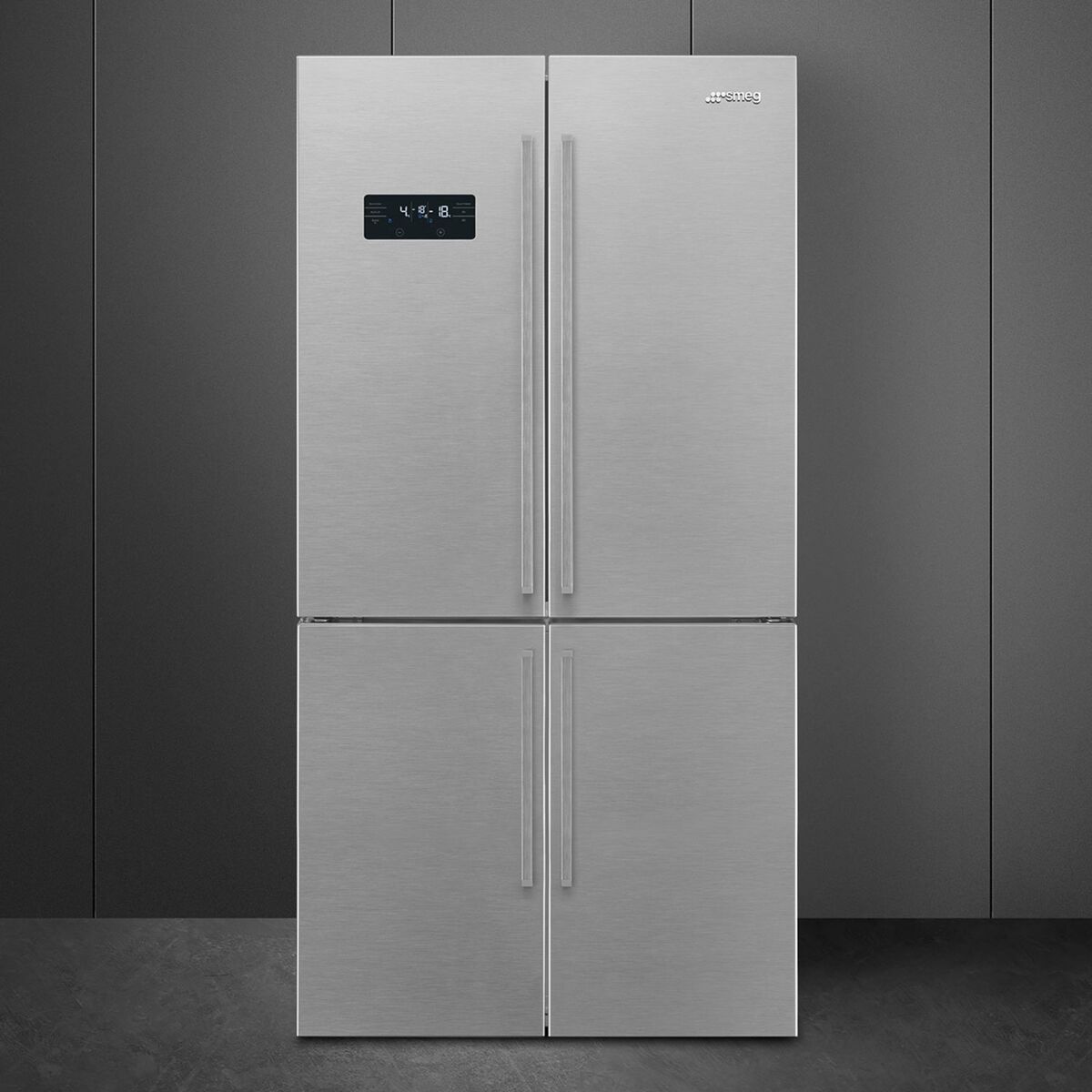 FQ60XDAIE Kombiskap 182 cm, rustfritt stål