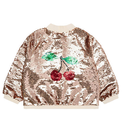 Konges Sløjd Cardigan - Lulu Bomber - Brazillian Sand/Palietter