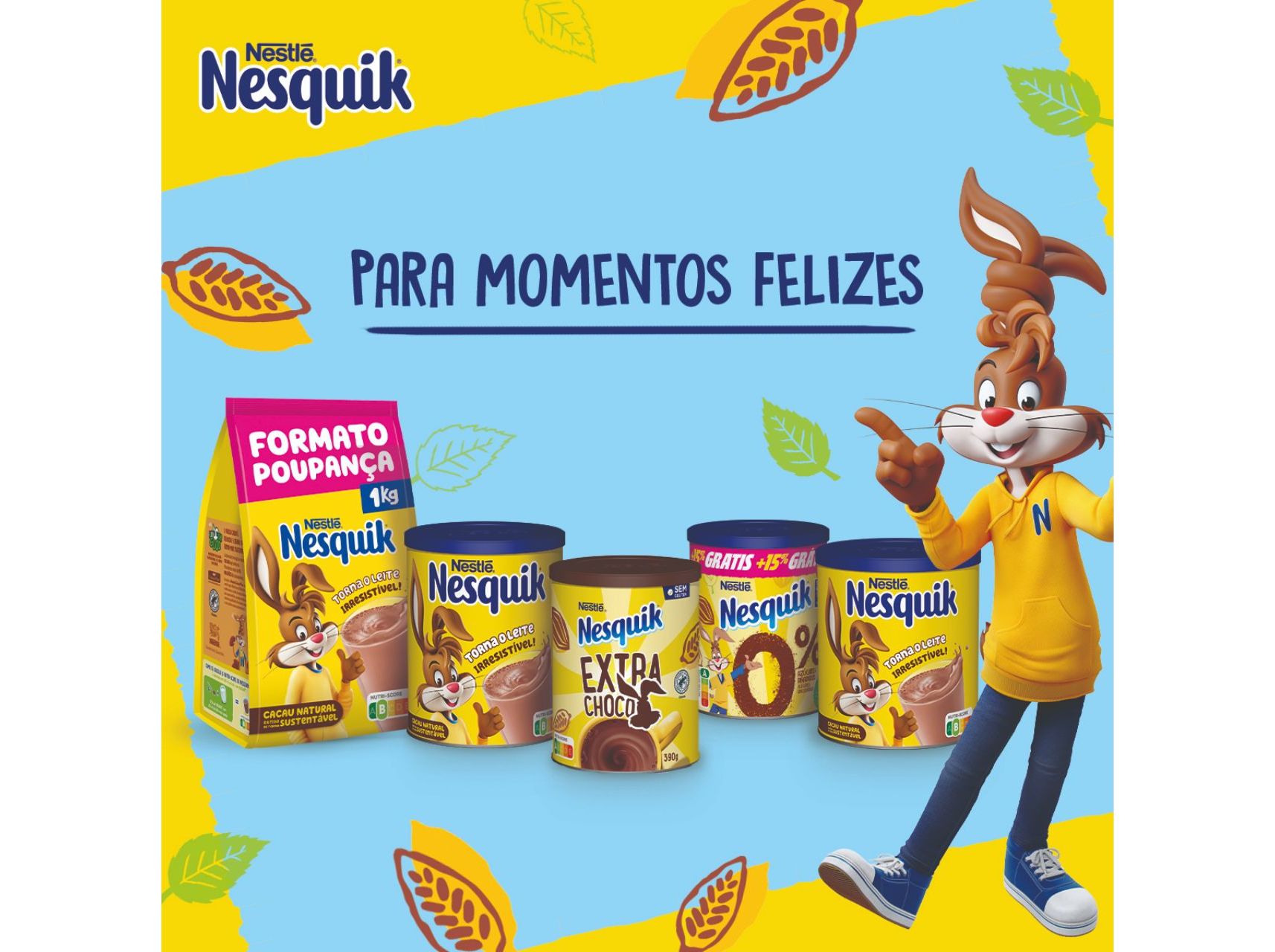 ACHOCOLATADO NESQUIK EXTRA CHOCOLATE 390G