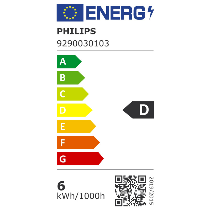 Philips LED lamp transparant E27 4.3W 2700K Warmwit