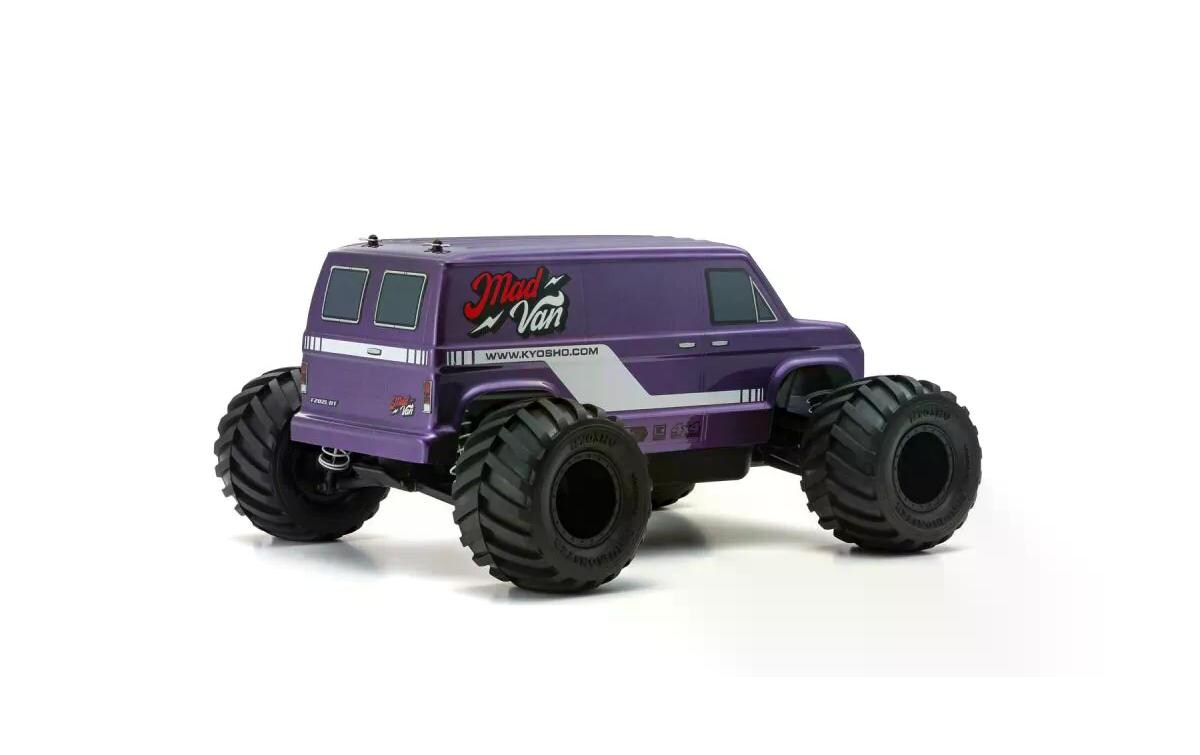 Monster Truck Fazer Mk2 Mad Van 4WD, Violett, ARTR, 1:10<br>4x4 Monster Truck mit US Van Karosserie