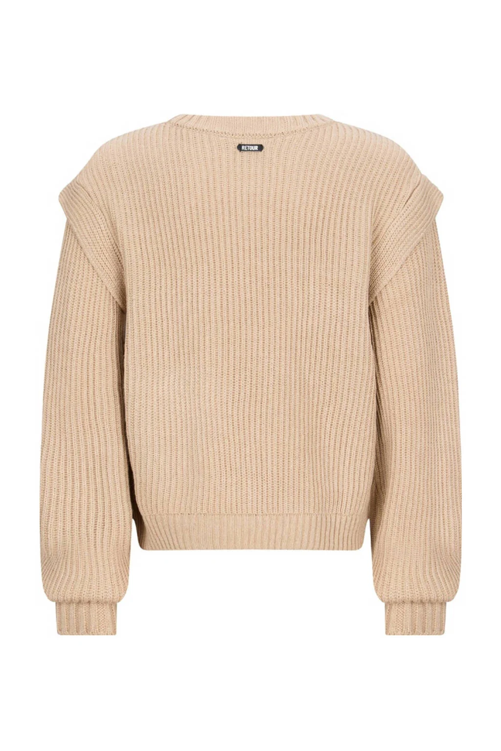 Retour Jeans trui beige grof gebreid