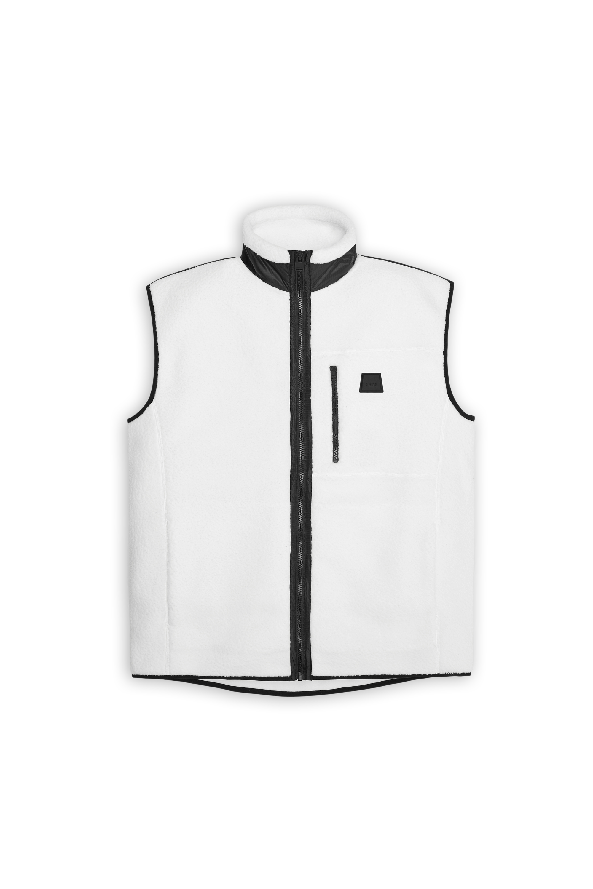 RAINS Veste  YERMO FLEECE VST Blanc
