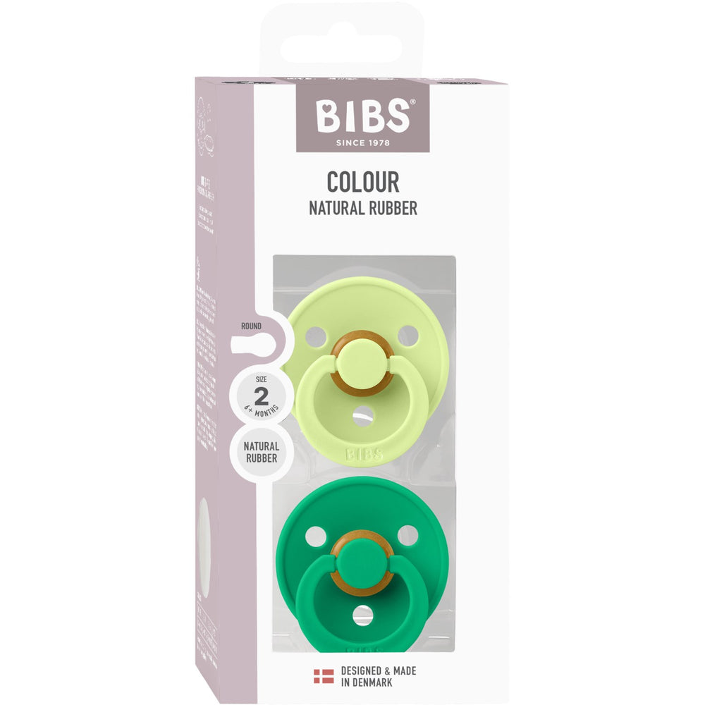 Køb Bibs Matcha/Cactus Sut Colour 2-Pak Latex