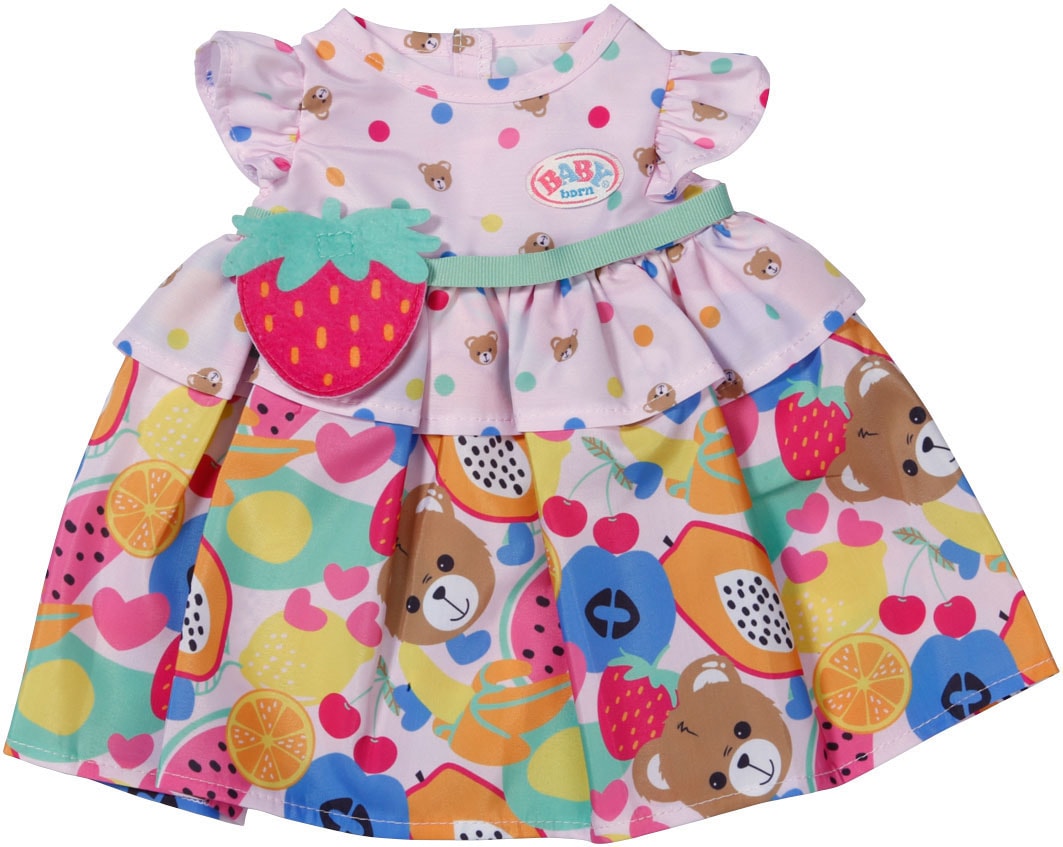 Baby Born Puppenkleidung »Kleid Früchte, 43 cm« mit Kleiderbügel