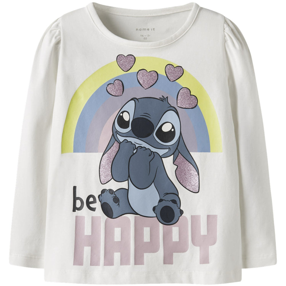 Køb Name It Cloud Dancer Nmfdiana Stitch Ls Top Box Noos Wdi