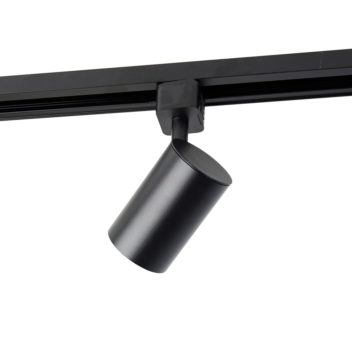 Modern railsysteem met 4 spots zwart 1-fase  - Iconic Yade