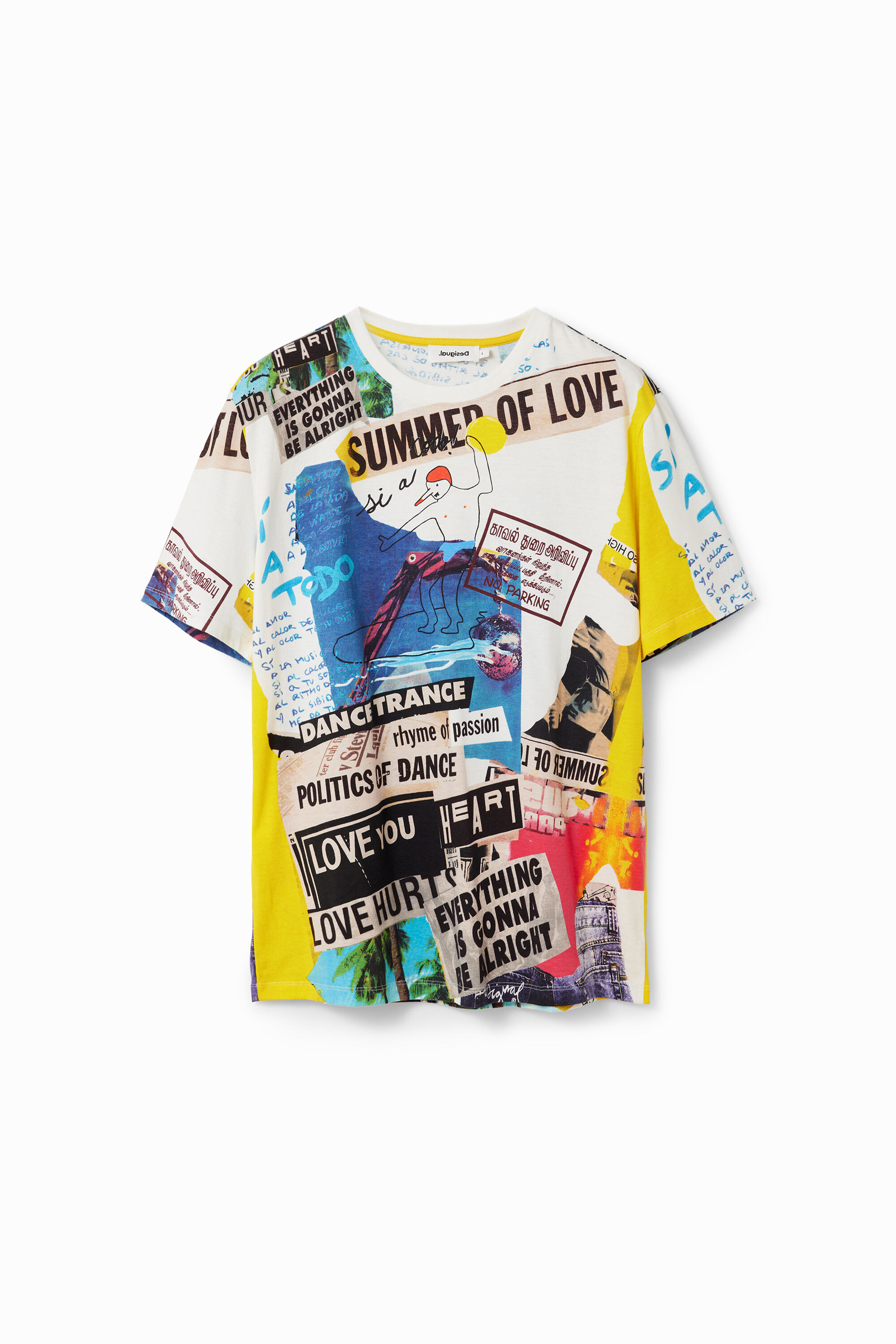 T-shirt manches courtes journal