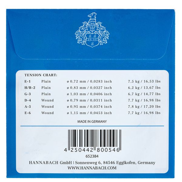 Hannabach 800HT single String D4w