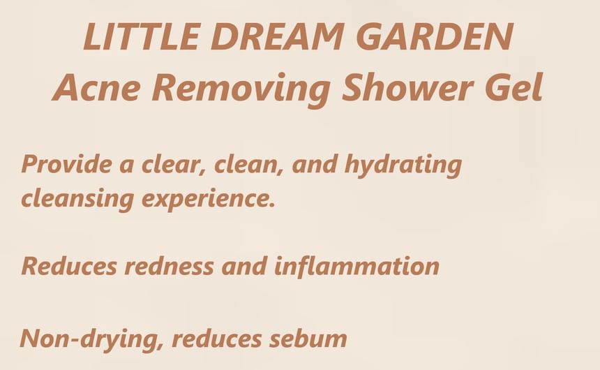 LITTLE DREAM GARDEN - Douchegel tegen acne