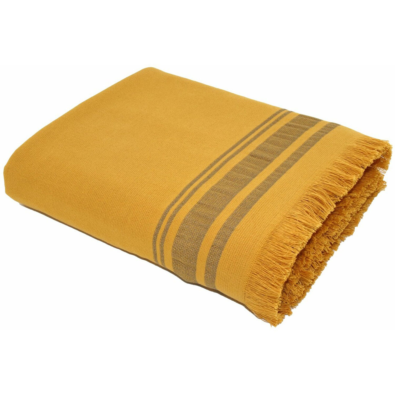 Febronie Fouta éponge Faro jaune - 100x180 cm