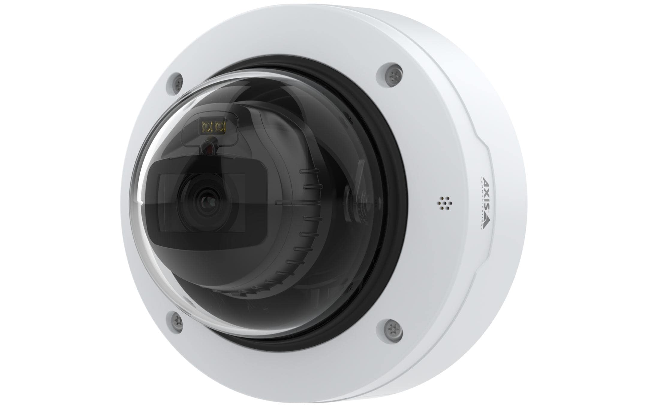 Netzwerkkamera P3267-LVE Mic mit integriertem Mikrofon<br>Dome-Kamera mit 5MP für den Aussenbereich mit Varifokalobjektiv, IR und Deep Learning