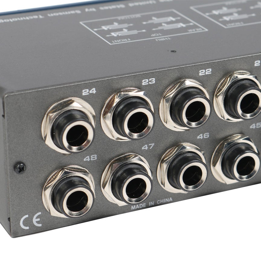 Samson S Patch+ 48-kanaals gebalanceerde patchbay