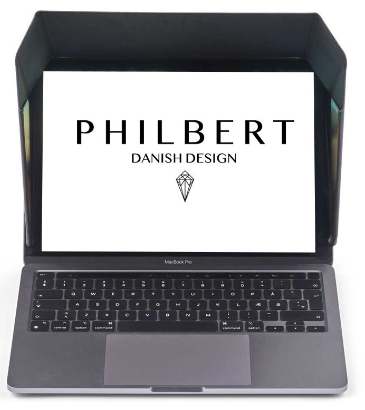 Philbert - Sun Shade & Privacy Hood Universal 12-14'' Ultra Slim, White
