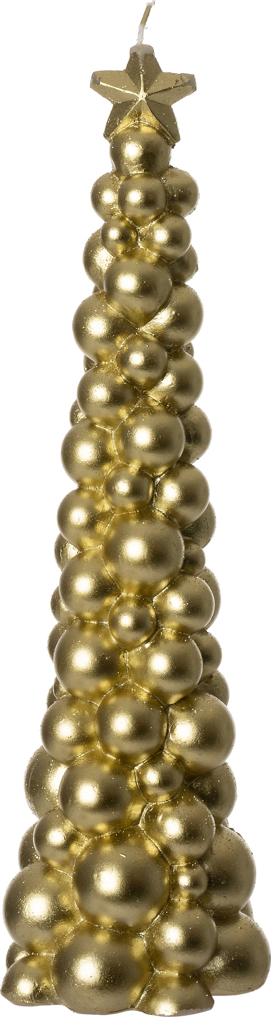 Intratuin stompkaars goud 12 uur D 11 H 30 cm
