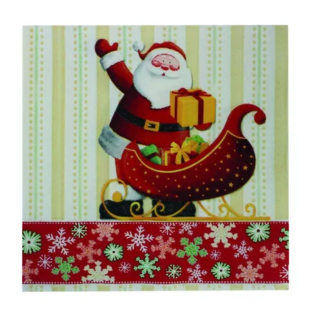 Idena Servietten Weihnachten, 33x33cm, 40 Stück, sortiert