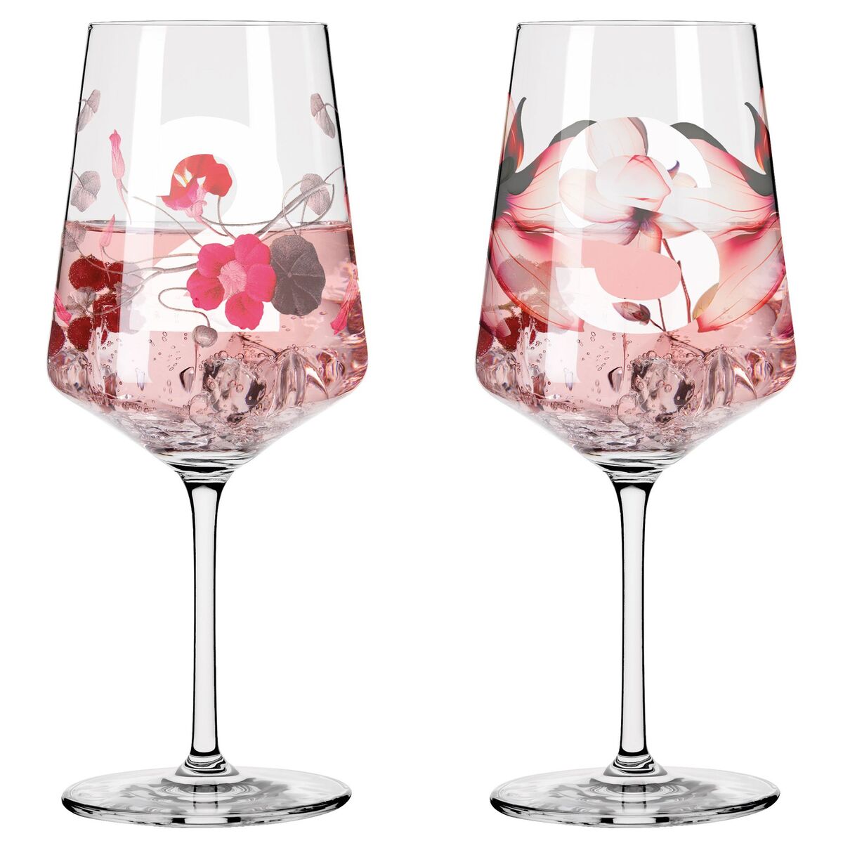 Sommersonett vinglass, 2 stk, #3&4