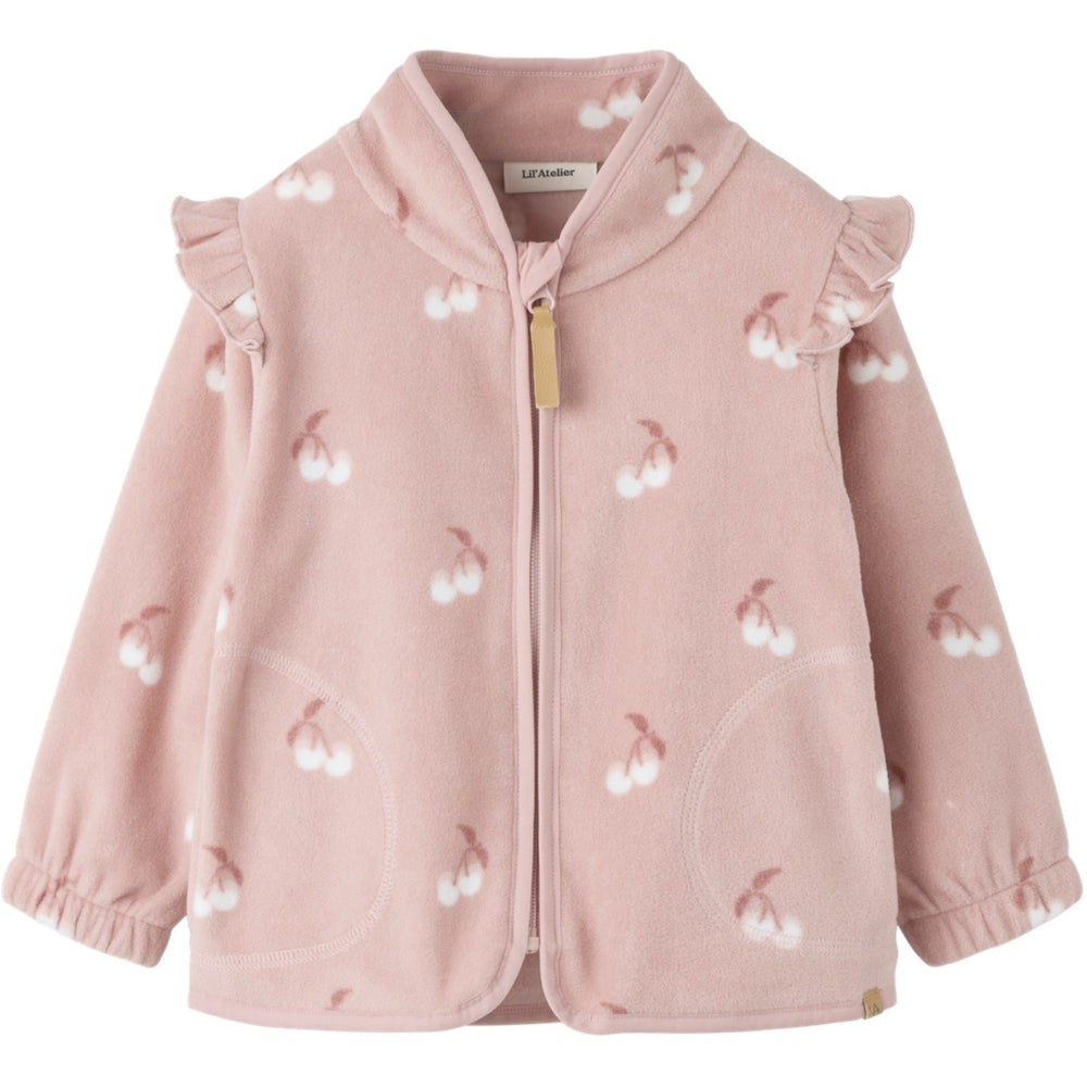 Køb Lil'Atelier Misty Rose Cherry Nmflaspektra Fleece Jakke Fo Lil