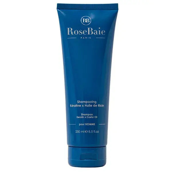 Shampoo de Queratina Rosebaie com Óleo de Rícino 250ml