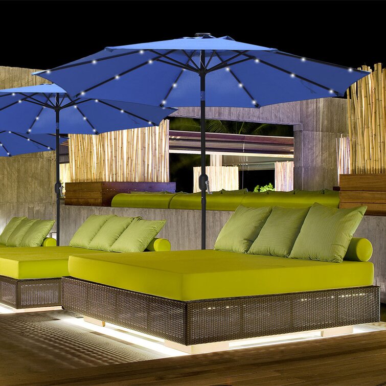 Yolanda 108'' Lighted Market Umbrella