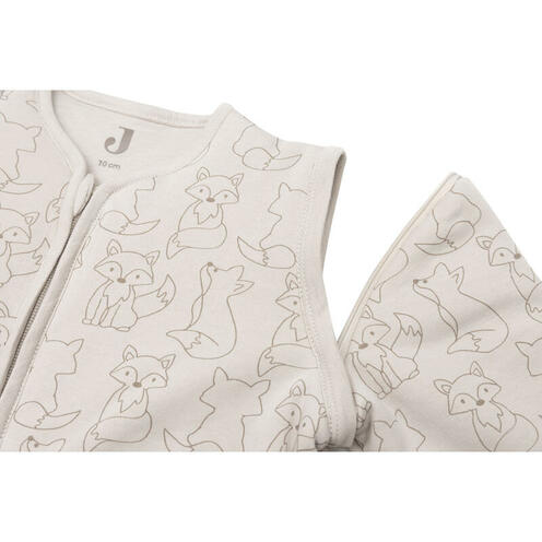 Gigoteuse Manches Amovible 70 cm Animals Fox Nougat - JOLLEIN