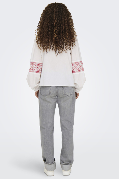 Jacqueline de Yong witte dames blouse