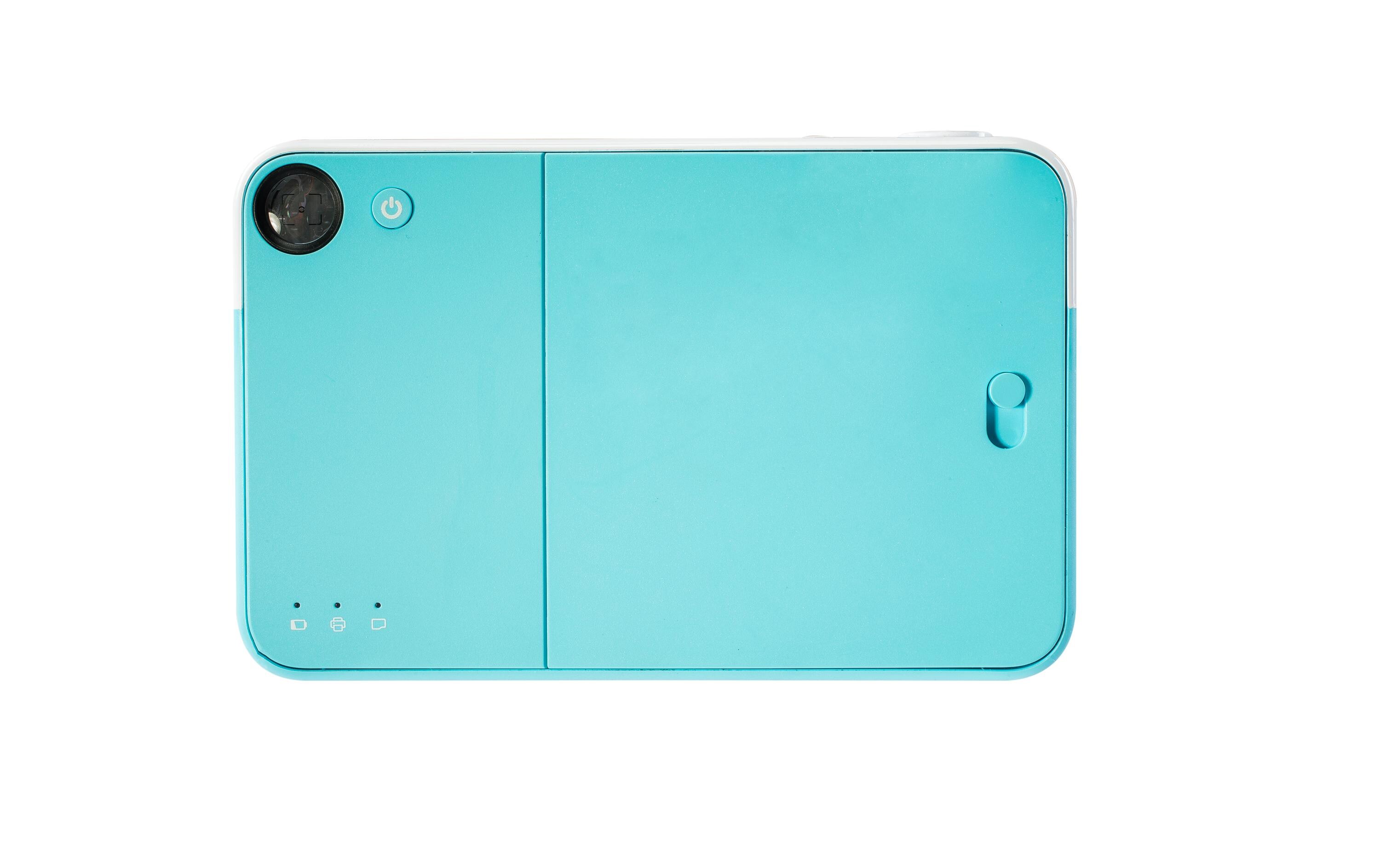 Fotokamera Printomatic Blau<br>Aufnahme und Abzug im Handumdrehen
