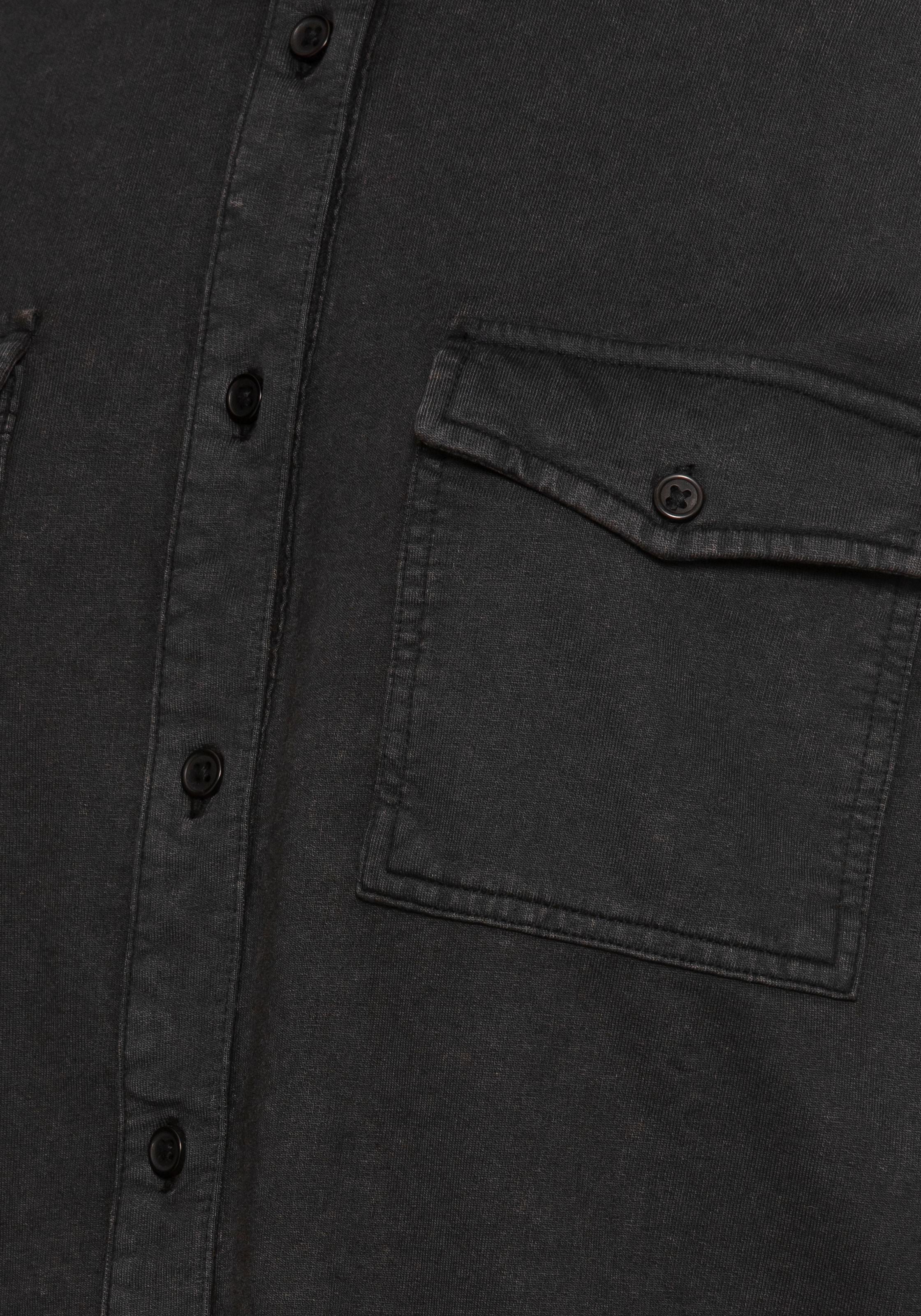 Buffalo Blusenshirt Loungeshirt im Used-Look, Loungewear