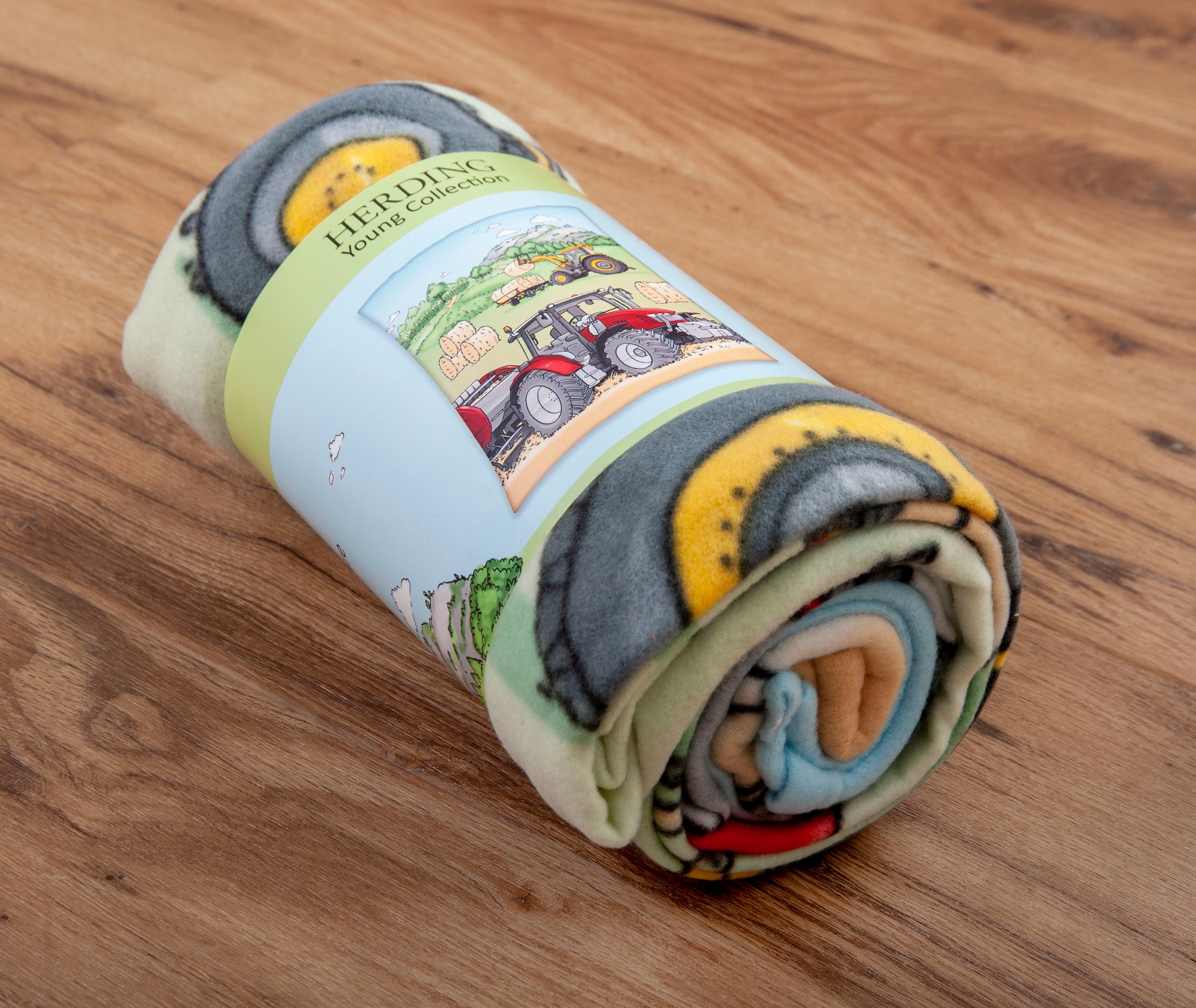 Herding Young Collection Kinderdecke »Traktor« mit tollem Traktor Motiv, Kuscheldecke
