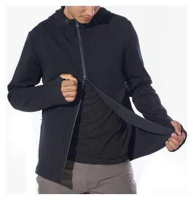 Sweat à Capuche Chrome Merino Cobra 3.0 Noir
